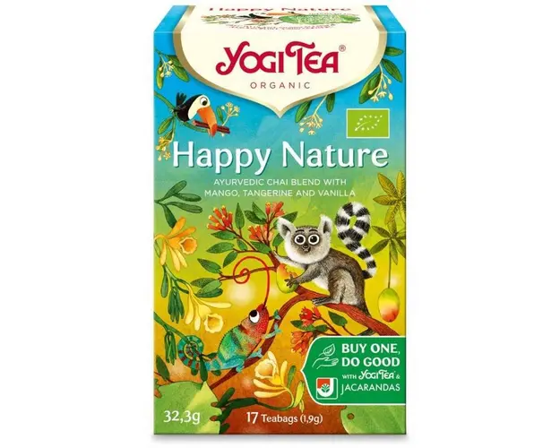 Ceai Happy Nature Eco-Bio 17 pliculete - Yogi Tea