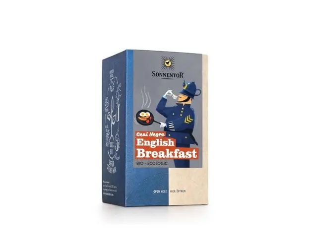 Ceai negru English Breakfast A.I, 18plic - Sonnentor