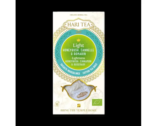 Ceai premium Lightness,Honeybush si scortisoara, eco-bio, 10 buc,