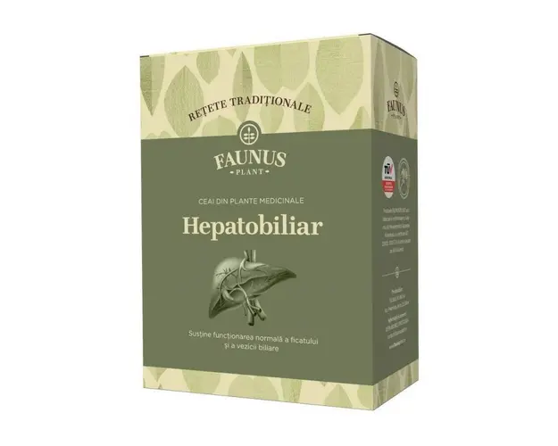 Ceai Retete Traditionale Hepatobiliar, 180g - Faunus Plant