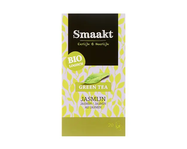 Ceai verde cu iasomie, eco-bio, 20plicuri - Smaakt