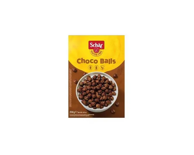 Cereale cu cacao, Choco Balls, fara gluten, 250g - Dr. Schar