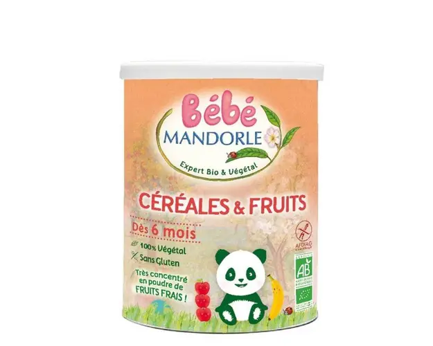 Cereale + fructe pentru bebelusi - de la 6 luni 400g eco-bio Bebe
