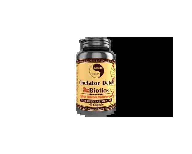 Chelator Detox 3x Biotics, ajuta la eliminarea metalelor grele, 40