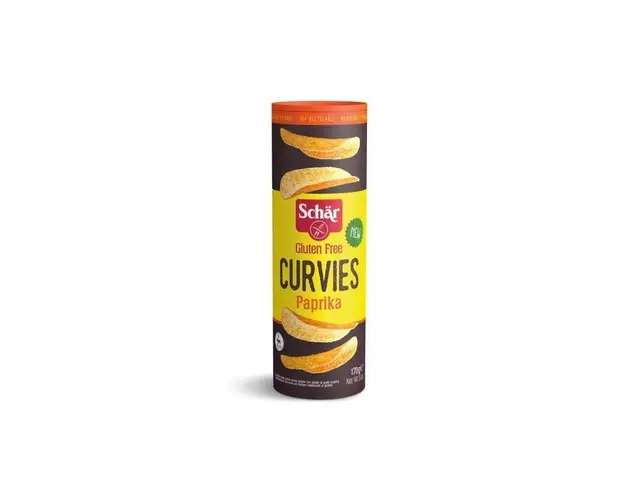 Chips cu paprika, Curvies, fara gluten, 170g - Dr. Schar