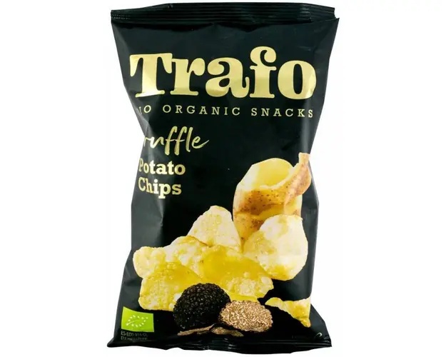Chipsuri din cartofi cu trufe negre, eco-bio, 100g Trafo