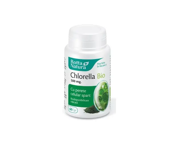 CHLORELLA 500MG ECO-BIO 60CPR - ROTTA NATURA