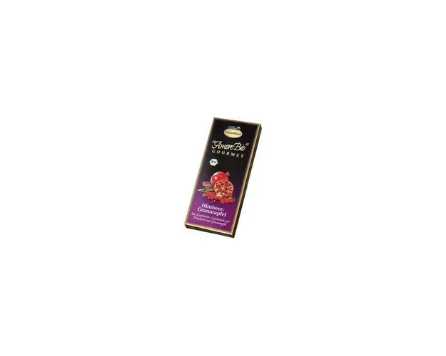 Ciocolata amaruie cu zmeura si rodie, 55% cacao, 100g - Liebhart’s A