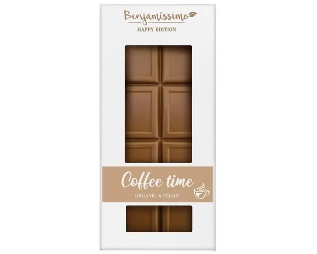 Ciocolata coffee time, eco-bio, 60g, Benjamissimo