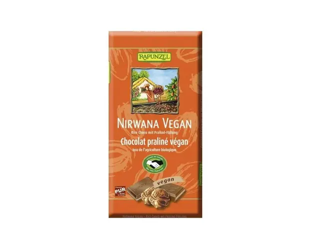 Ciocolata Vegana Nirwana, eco-bio, 100g - Rapunzel