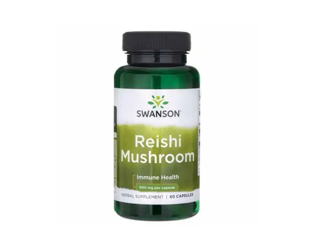 Ciuperca Reishi, 600mg, 60cps - Swanson