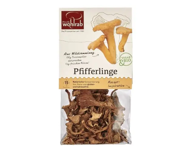 Ciuperci galbiori deshidratati Eco-Bio 20g - Wohlrab