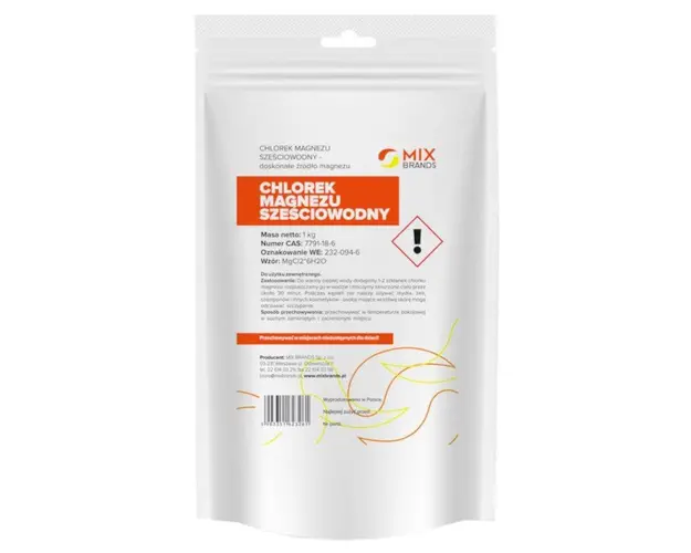 Clorura de magneziu, sare nigari, 1kg - Mix Brands