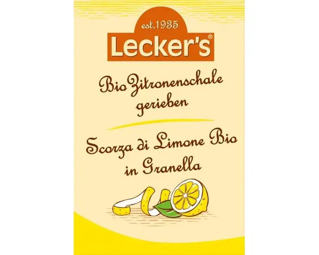 Coaja de lamaie macinata eco-bio, 15g LECKER`S