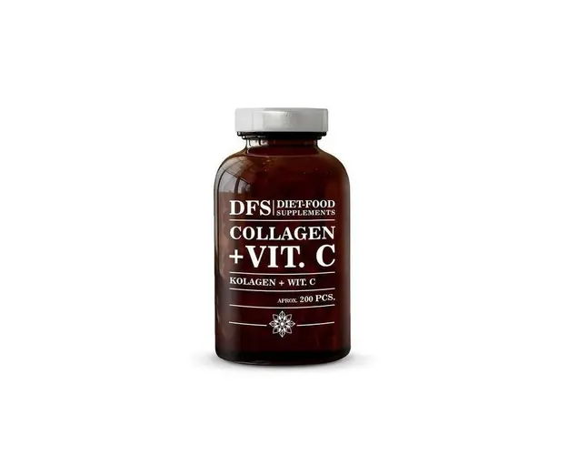 Colagen si Vitamina C, 200 tablete - Diet Food