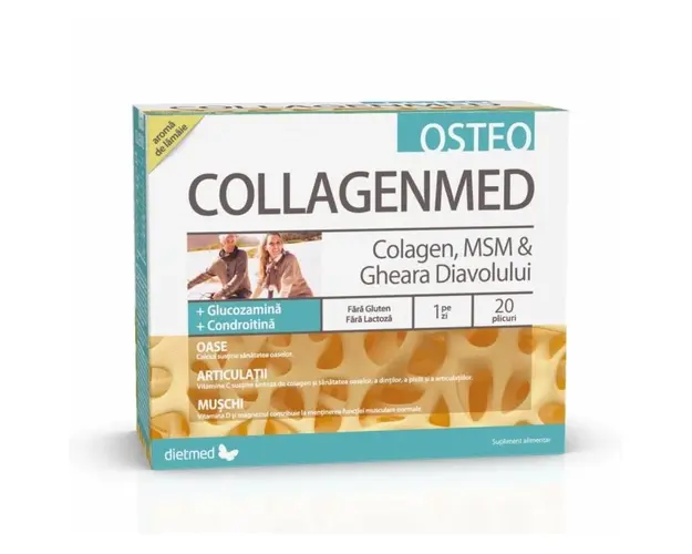 Collagenmed Osteo - colagen pentru articulatii, 20 plicuri,