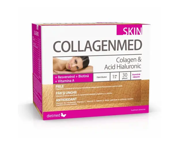 Collagenmed Skin, colagen pentru piele, 30 plicuri, Dietmed-Naturmil