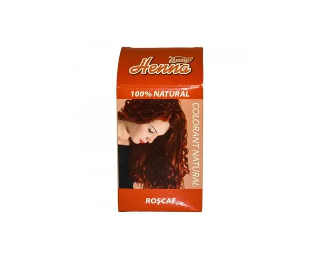 Colorant pentru par, roscat, 100g - Henna Sonia
