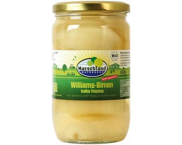 Compot de pere, eco-bio, 680g - Marschland Naturkost