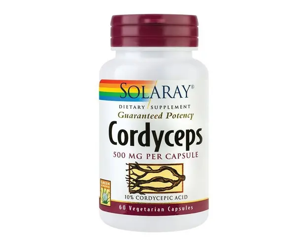 CORDYCEPS SE 500mg 60cps veg - Solaray - Secom