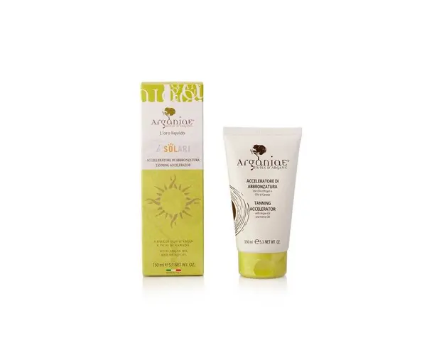 Crema accelerator bronz cu ulei de argan si canepa, 150 ml, Argania