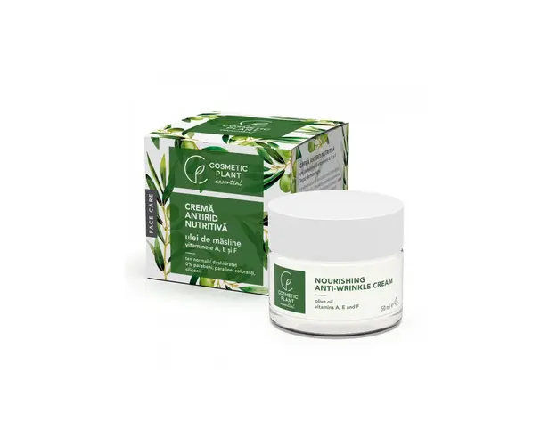 Crema antirid nutritiva cu ulei de masline si vitamina A, E si F,