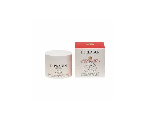 Crema balsam cu extract din melc, 50g - Herbagen