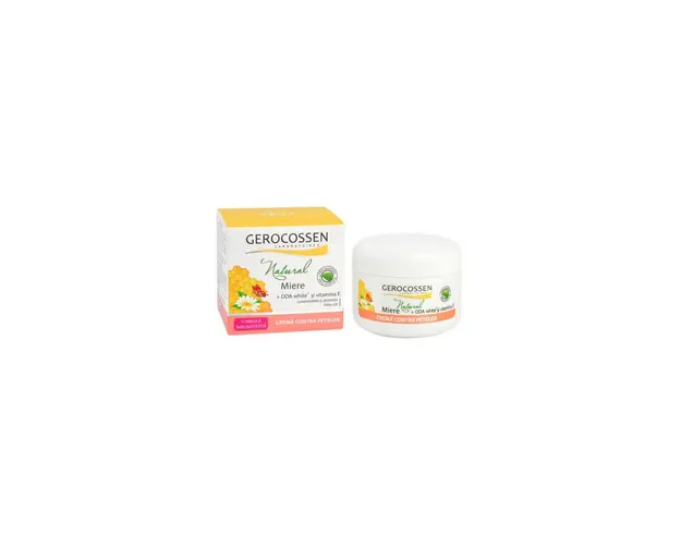Crema contra petelor cu vitamina E, Natural Miere, 100ml - Gerocossen