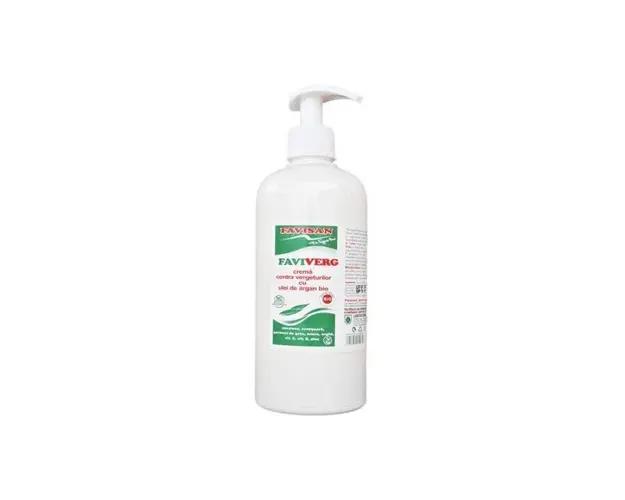 Crema contra vergeturilor cu Ulei Argan Faviverg 500ml, Favisan