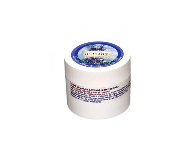 Crema cu apa de lavanda si unt de shea, 150ml - Herbagen