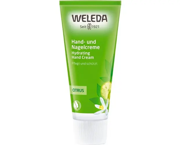 Crema cu citrice pentru maini si unghii, 50 ml, Weleda
