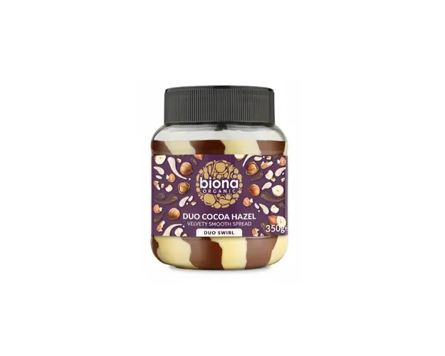 CREMA DE CIOCOLATA CU ALUNE DUO SWIRL BIO 350g, BIONA