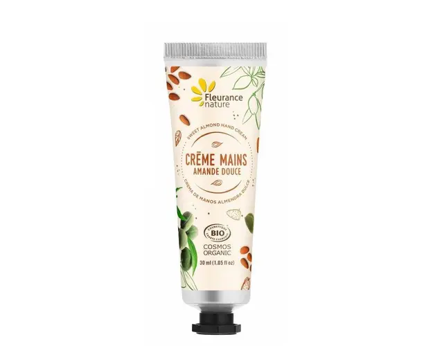 Crema de maini cu migdale dulci, 30ml - Fleurance Nature