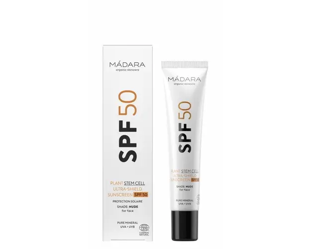 Crema de soare pentru fata SPF 50, Ultra Shield, 40ml - Madara