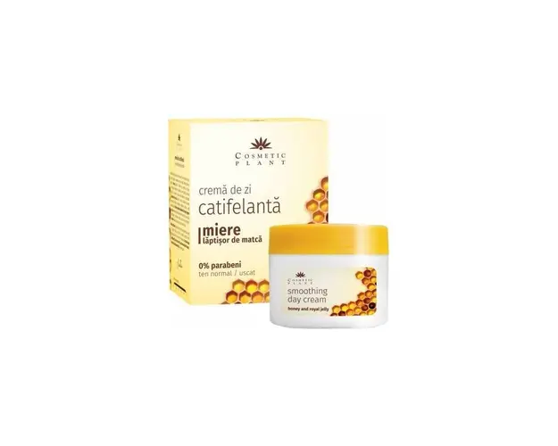 Crema de zi catifelanta cu miere si laptisor de matca 50ml -
