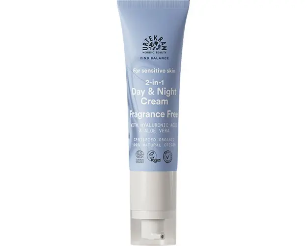 Crema de zi si noapte, sensitiv 2 in 1, fara parfum, 50ml, Urtekram