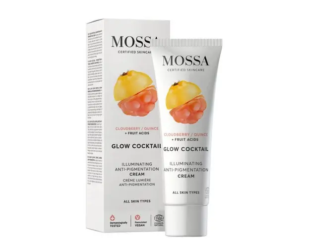 Crema iluminatoare anti-pigmentare, GLOW COCKTAIL, 50 ml, MOSSA