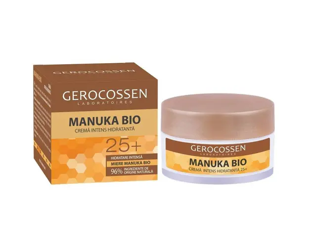 Crema intens hidratanta cu miere 25+, Manuka Bio, 50ml - Gerocossen
