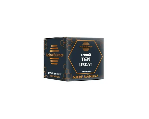Crema pentru ten uscat cu miere de manuka, 50ml - Apicol Science