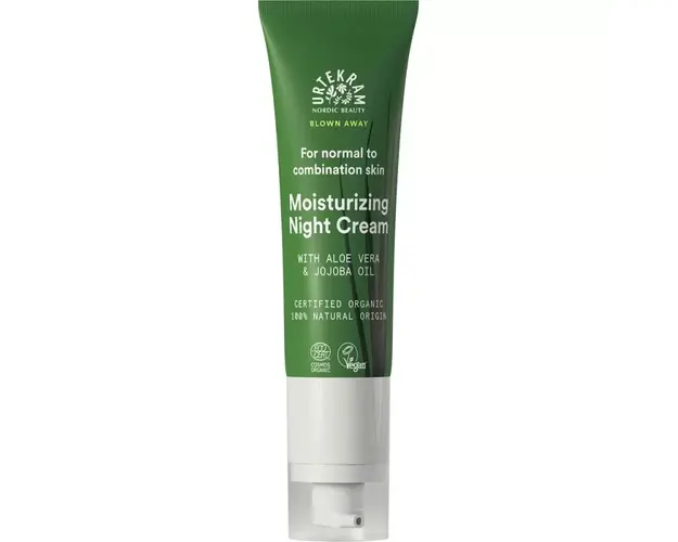 Crema racoritoare de noapte, cu aloe vera si ulei de jojoba, piele