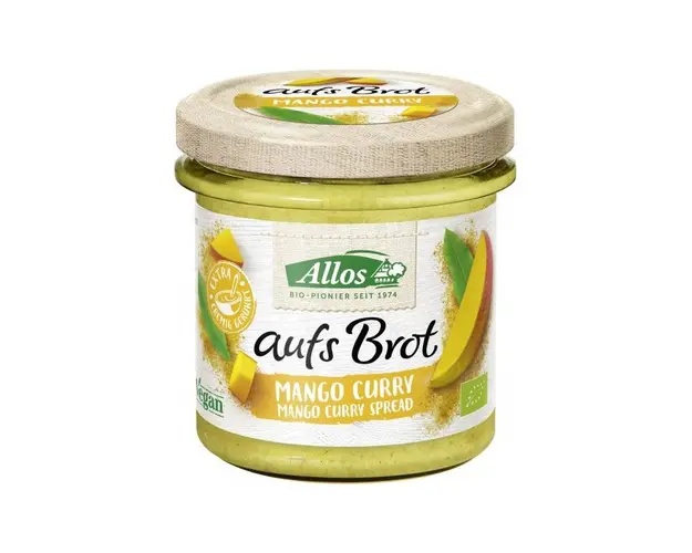 Crema tartinabila cu mango si curry, fara gluten, eco-bio, 140g -
