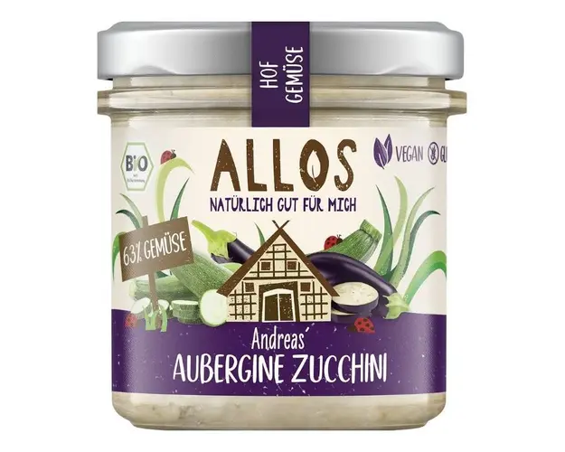 Crema tartinabila cu vinete si zucchini Fara Gluten Eco-Bio 135g -