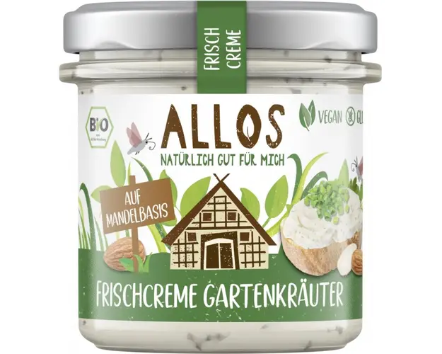 Crema tartinabila de migdale, cu verdeata, fara gluten, eco-bio, 135