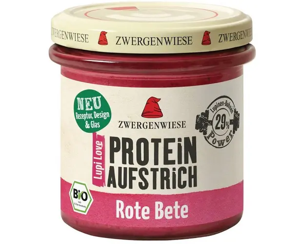 Crema tartinabila proteica cu sfecla rosie, eco-bio, 135 g,