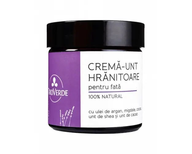 Crema-UNT Hranitoare pentru fata 100% naturala cu Unt de Shea si U