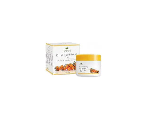 Crema vitaminizanta de zi cu ulei de catina si masline 50ml -