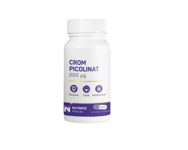 Crom picolinat 200mcg, 60 capsule - Nutrific