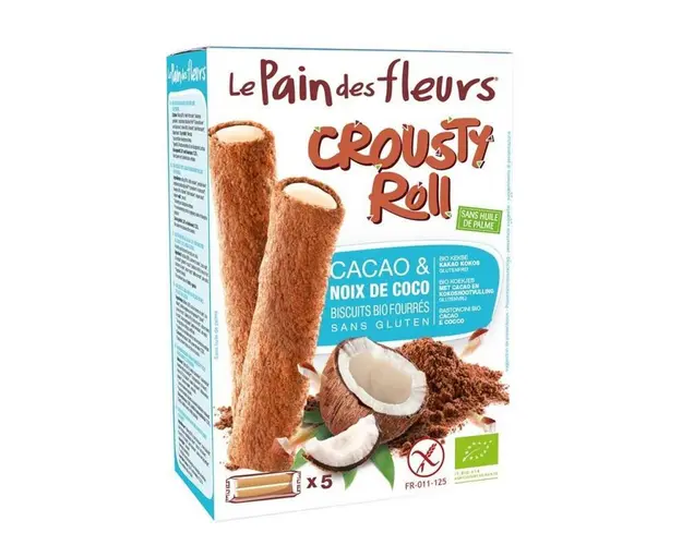 Crousty Roll cu cacao si cocos - fara gluten eco-bio 125g Le pain