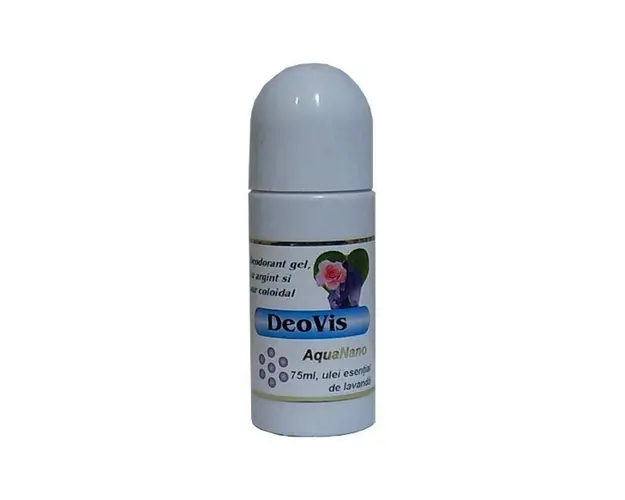 DEODORANT DEOVIS LAVANDA CU ARGINT SI AUR COLOIDAL 75ml, AQUANANO