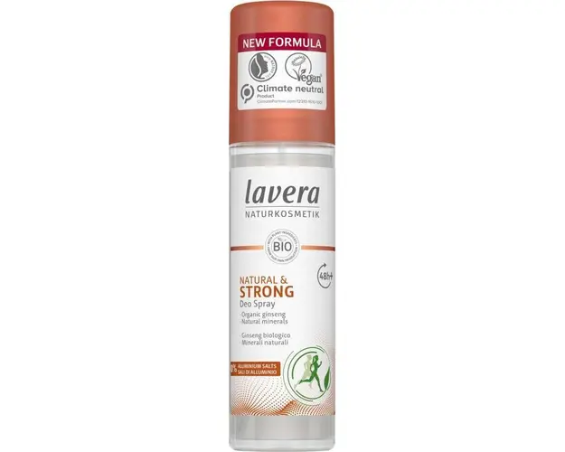 Deodorant spray Natural &amp; Strong, Eco-Bio 75ml - Lavera